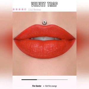 Jeffree Star, Velvet Trap Lipstick, Shade: "Fire Starter"